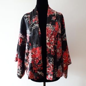 Forever21 Floral Kimono Shawl